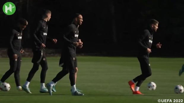 Chelsea prepare for San Siro trip